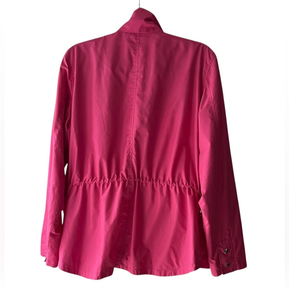 Lauren Ralph Lauren Women Petite Large Pink Lined Windbreaker Jacket - Picture 2 of 8